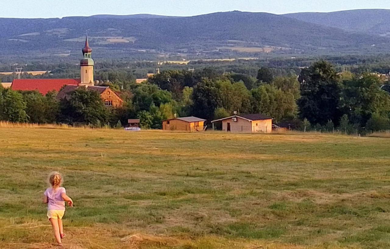 Domek W Gorach Izerskich 4 I 6 Osobowy, Agroturystyka, Zywe Zwierzeta, W Pelni Wyposazone, Plac Zabaw Dla Dzieci, Ognisko Z Kijkami I Rusztem, Ogrzewanie I Klimatyzacja, Latem Basen Mirsk Eksteriør billede